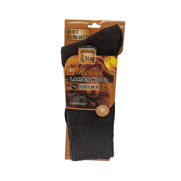 Merino Lambs Wool Thick Socks - Assorted Colours
