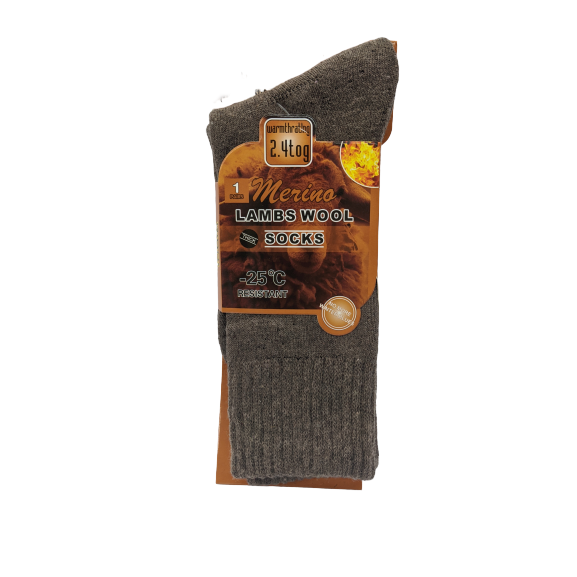 Merino Lambs Wool Thick Socks - Assorted Colours