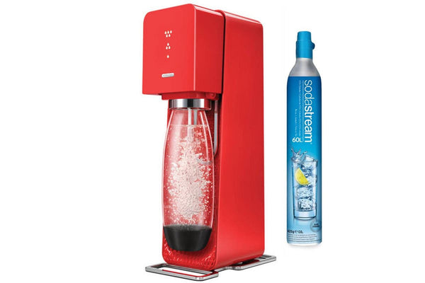 SodaStream Source Element (Red) With 2 Extra Pepsi Bottles – Smooth Sales