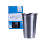 Eco Stainless Steel Picnic Cups - 350ml - 2 Pack