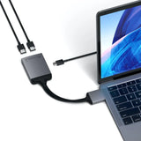 Satechi USB-C to Dual HDMI Adapter - Space Grey - Damaged Box