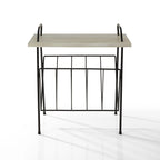Crosley Wiltshire Turntable Stand - White Wash Wood