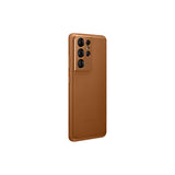 Samsung Galaxy S21 Ultra 5G Leather Case - Brown
