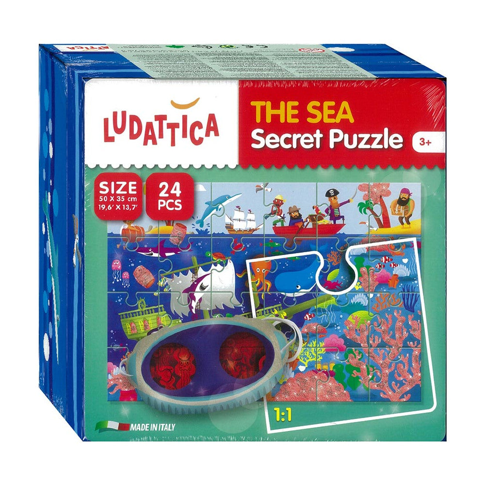 Ludattica THE SEA Secret Puzzle 3+