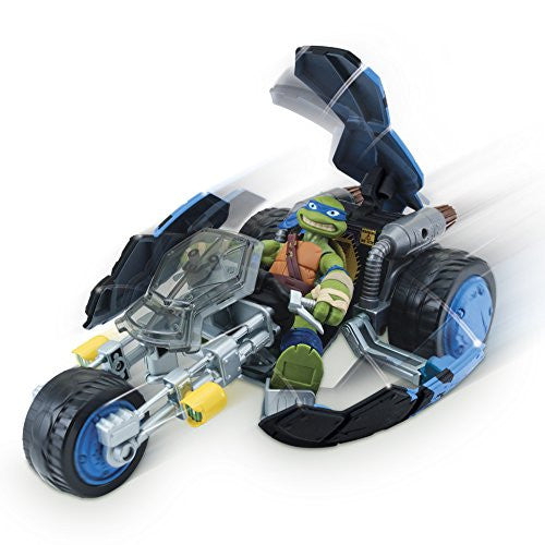 Teenage Mutant Ninja Turtles Leonardo with Stealth Bike