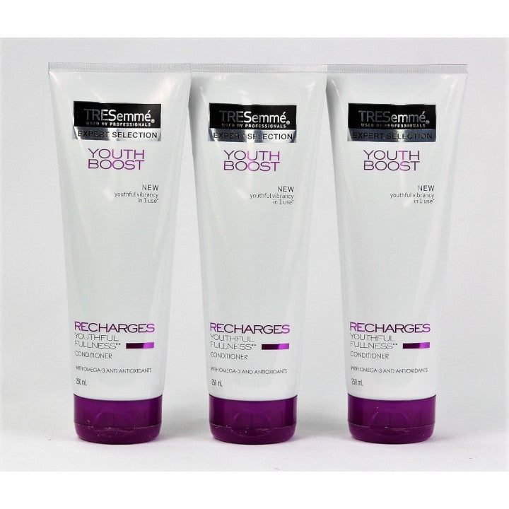 3 Pack x TRESemmé Youth Boost Conditioner Recharges Youthful Fullness 250mL
