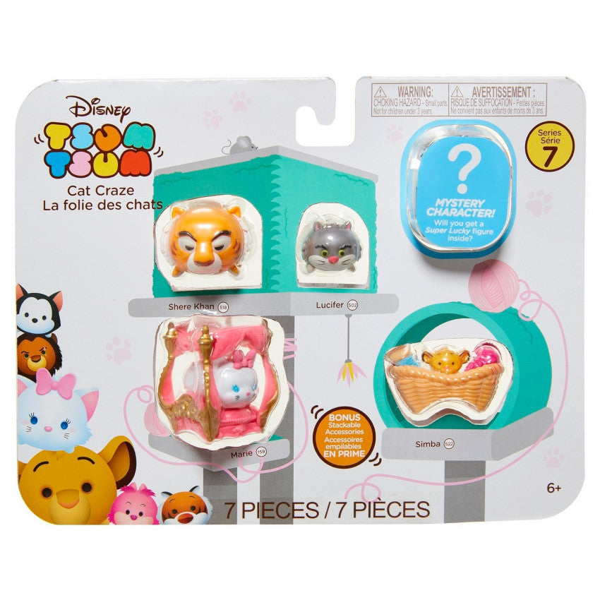 Disney® Tsum Tsum Cat Craze Figure Pack Series 7