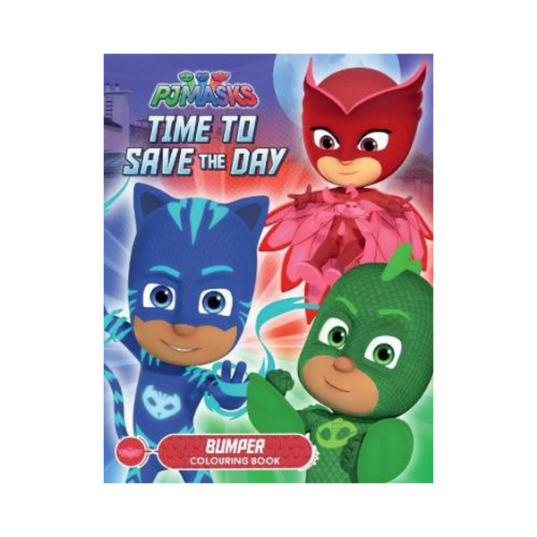 Pj Masks Time to Save the Day Bumper Colouring Book – Smooth Sales