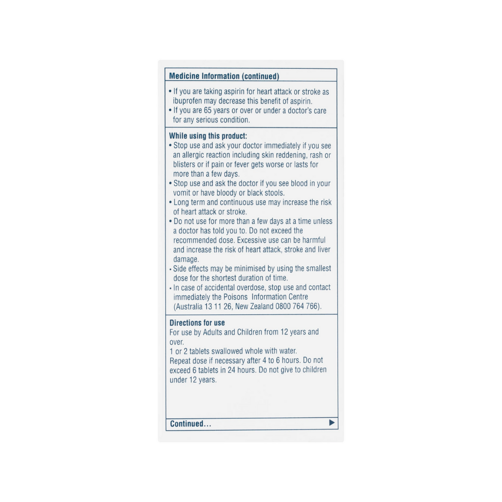 Advil Rapid Release 24 Tablets