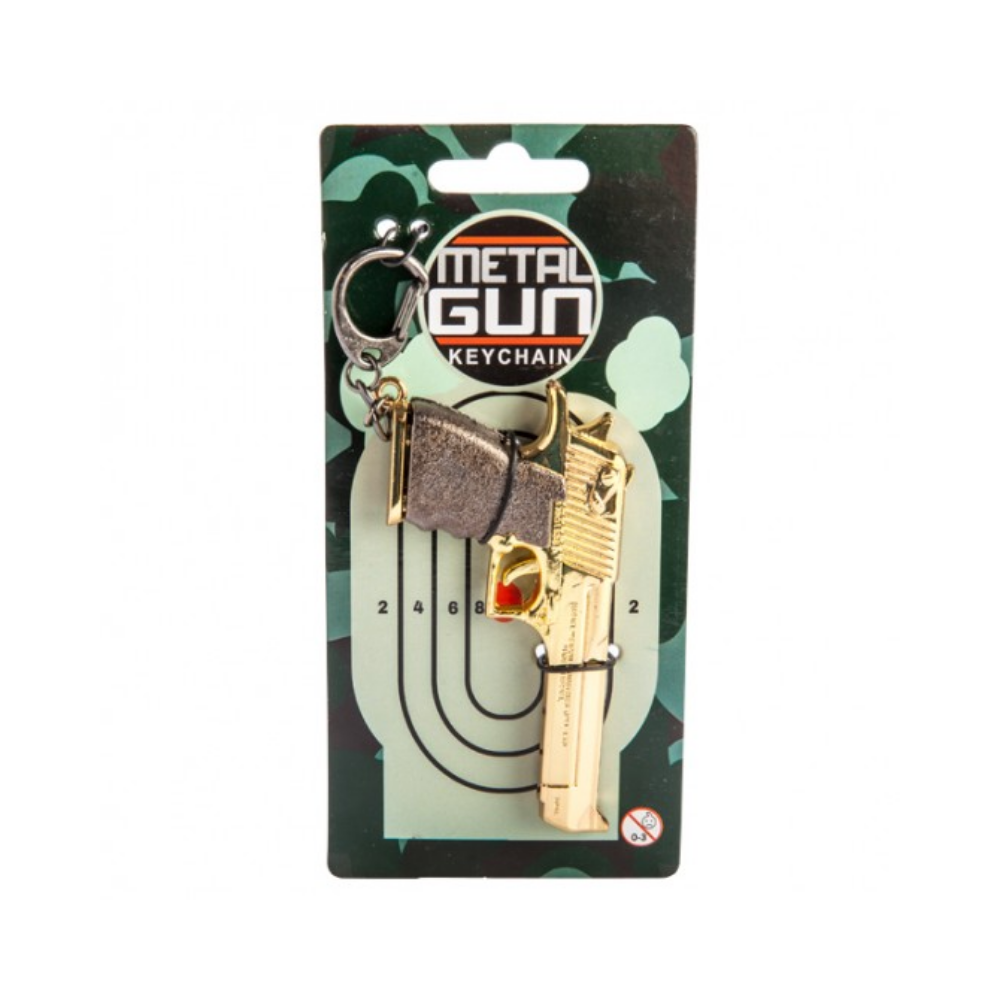Metal Gun Keychain