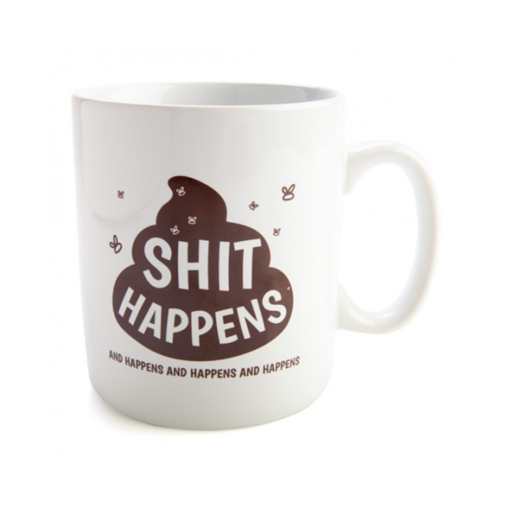 Koolface Sh*t Happens Giant Coffee Mug - 900ml