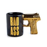 Bad A$$ 3D Gun Handle Mug