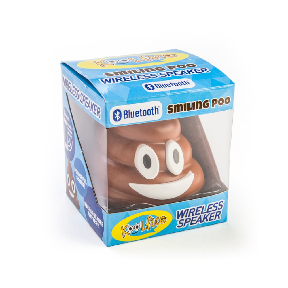 Smiling Poo Koolface Speaker