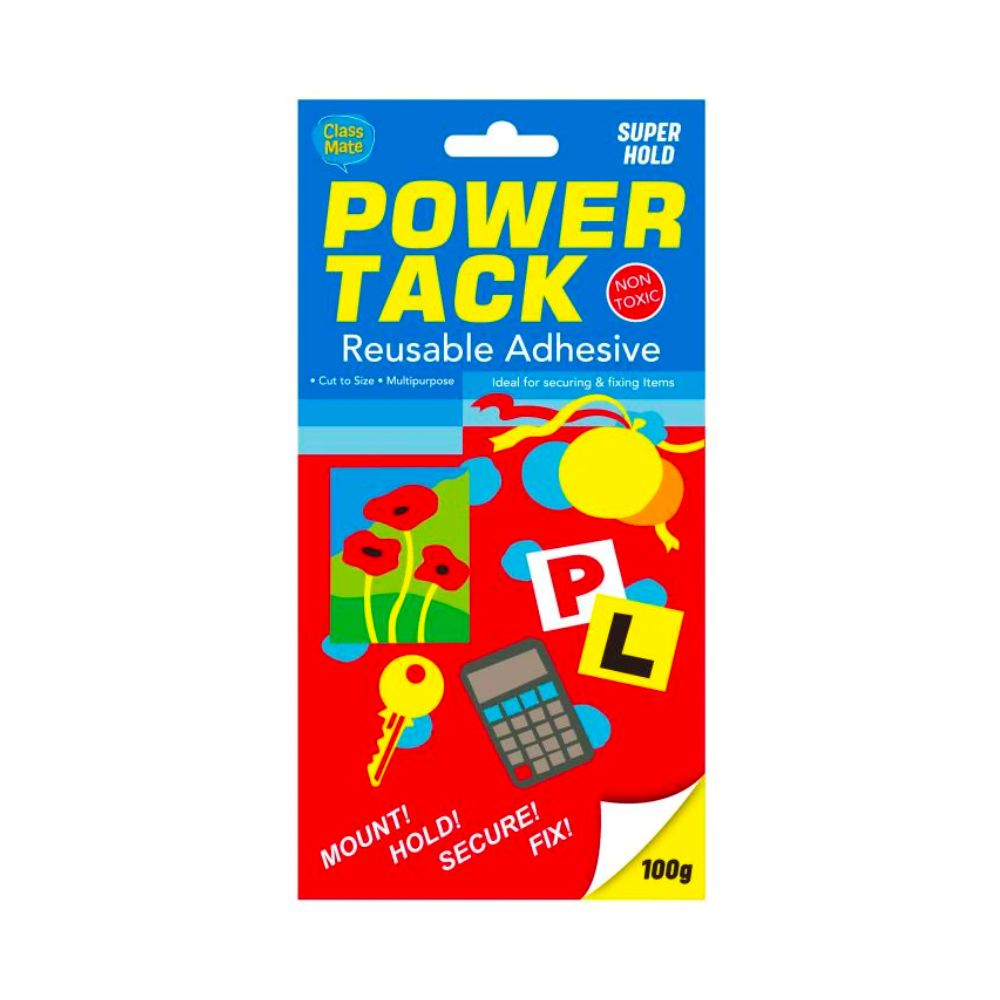 2 Pack x Power Tack Reusable Adhesive - 100g
