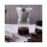Sherwood Home Brew Reusable Stainless Steel Coffee Dripper and Filter