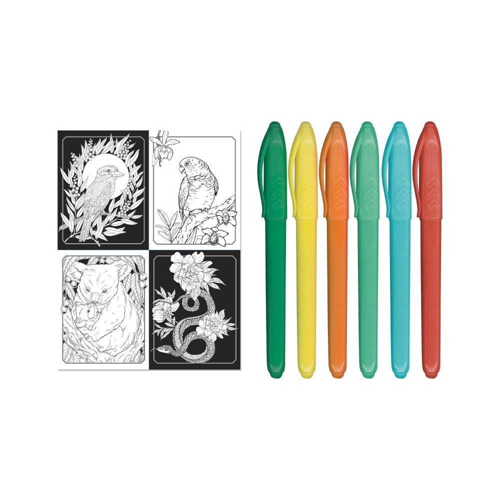 Kaleidoscope Colouring Kit: Australian Nature