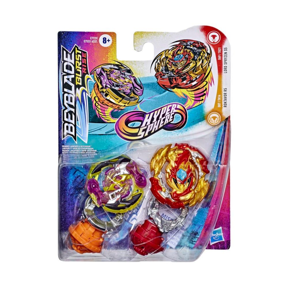 Beyblade Burst Rise Hypersphere Set - Roktavor R5/Lord Spryzen S5