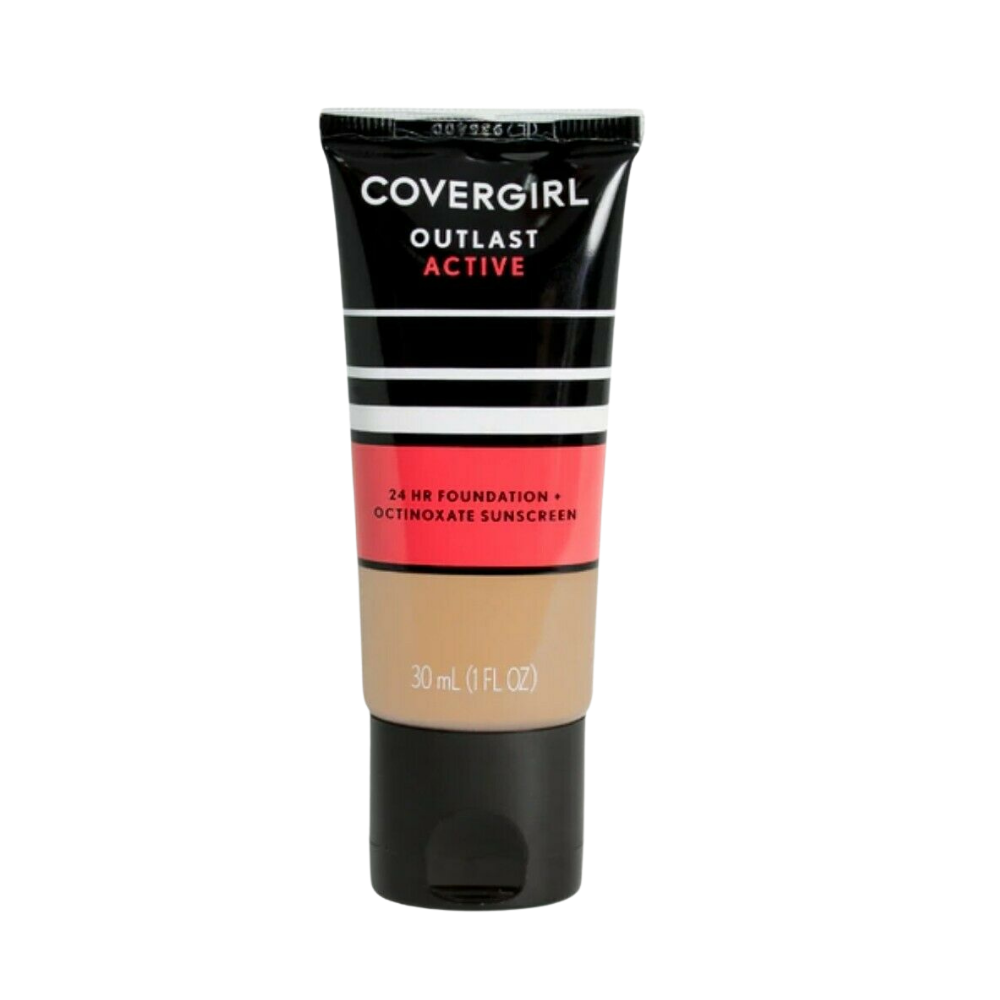 Covergirl Outlast Active 24HR Foundation + Octinoxate Sunscreen 30ml - 810 Classic Ivory