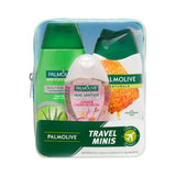 Palmolive Travel Hand Sanitiser, Shampoo , Conditioner & Body Wash - 3 Pack