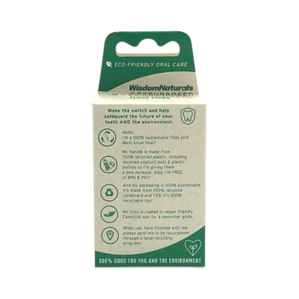 5 Pack x Wisdom Naturals Floss Picks 30pc