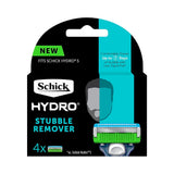 Schick Hydro Stubble Remover Blades - 4 pack