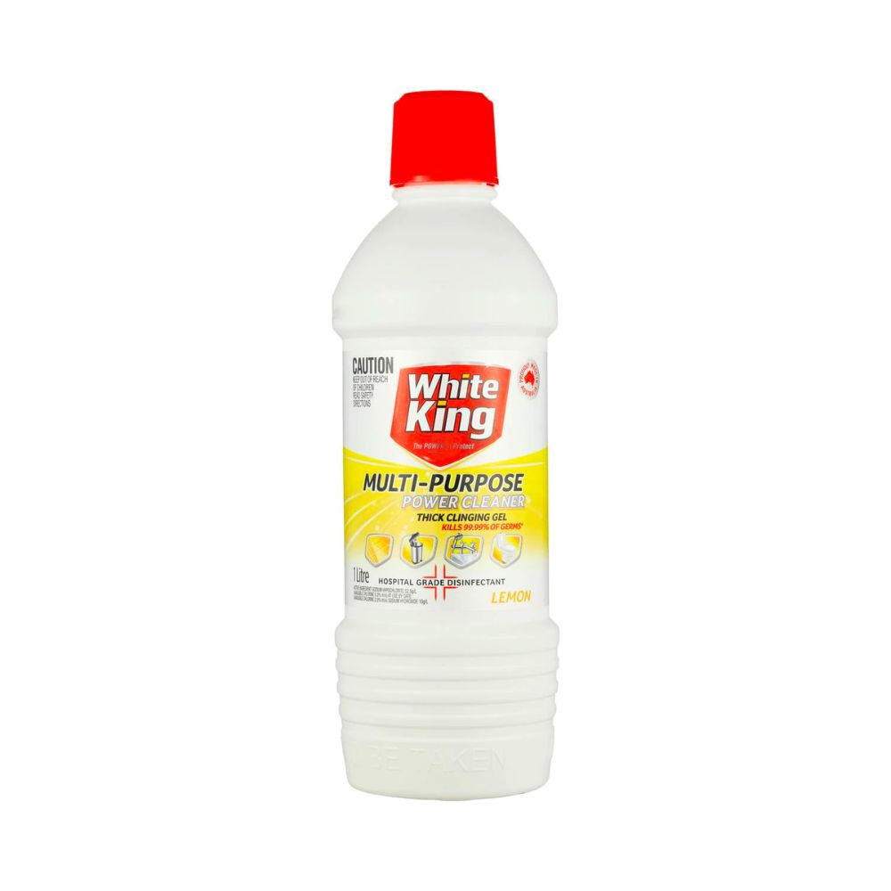 2 Pack x White King Multi-Purpose Power Cleaner Lemon - 1L