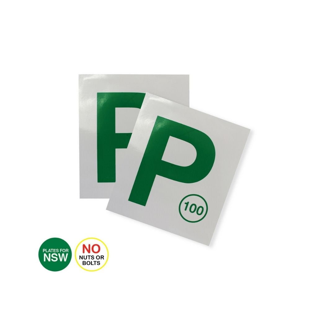 Handy Hardware Green P Plates Magnetic NSW - 2 Pack