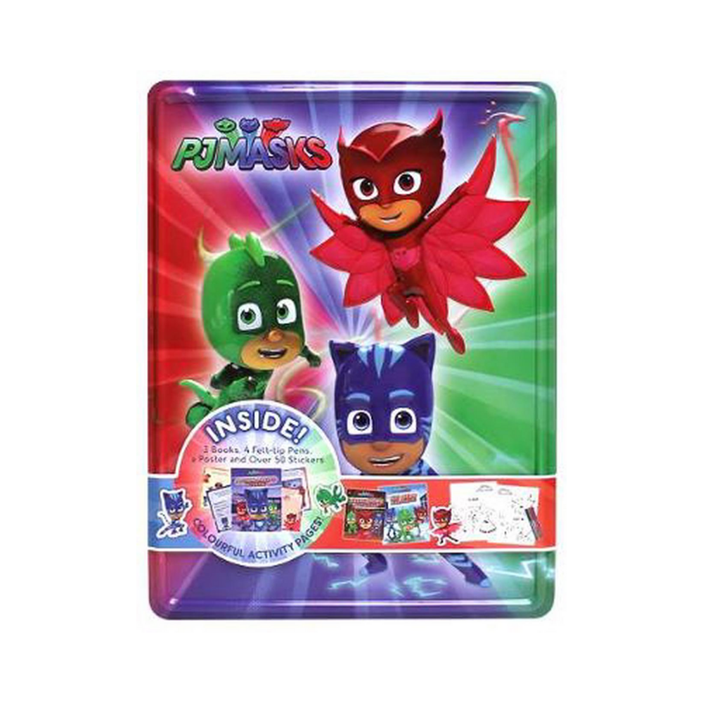 PJ Masks Action Packed Activity Tin