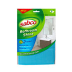 2 Pack x Sabco Bathroom Shine Microfibre Sponge Cloth