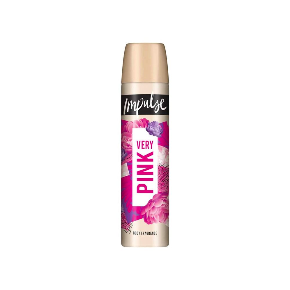 6 Pack x Impulse Body Fragrance - Very Pink - 75ml