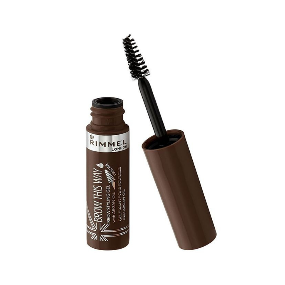 Rimmel Brow This Way Brow Styling Gel With Argan Oil - 02 Medium Brown - 5ml