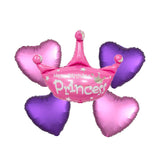 5 Piece Princess Birthday Balloon set