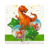 5 Piece Dinosaur Balloon set