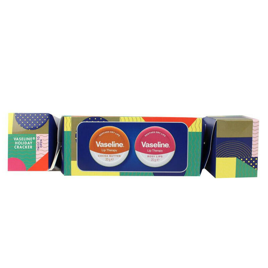 Vaseline Holiday Cracker: Lip therapy butter tins - 2 Pack