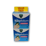 Vicks Baby Balsam Decongestant Chest Rub Value Pack (2 x 50g)