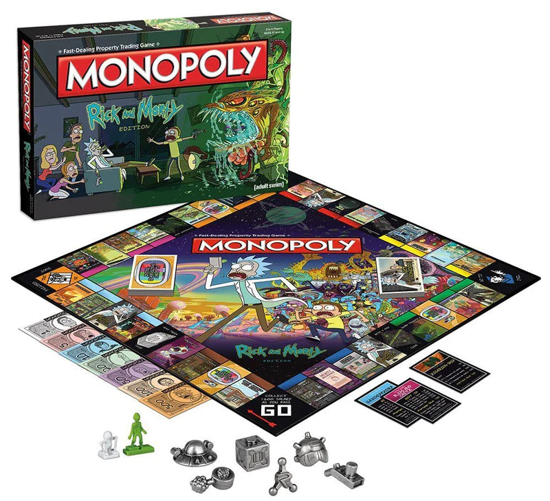 Rick & Morty Monopoly Board Game