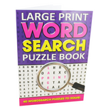 Word Search Puzzle Book (Large Print)