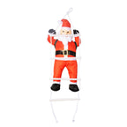 LED Climbing Santa on Ladder 4m