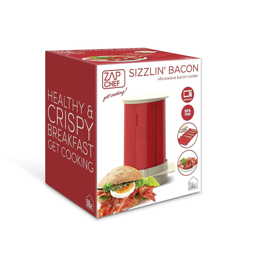 Zap Chef Sizzlin Bacon Microwave Bacon Crisper Deluxe Tray