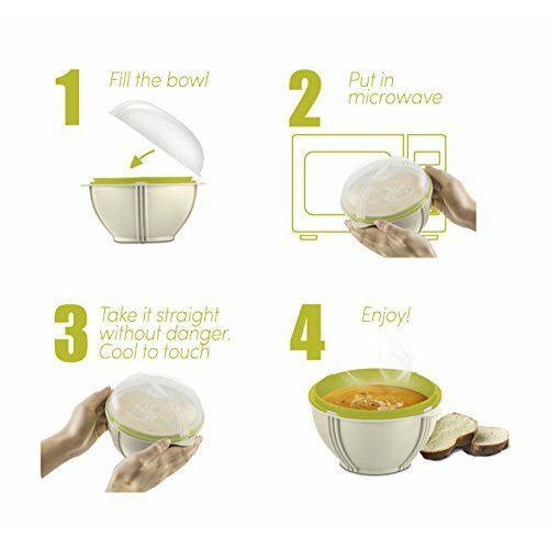 Zap Chef Heat N Eat Microwave Bowl