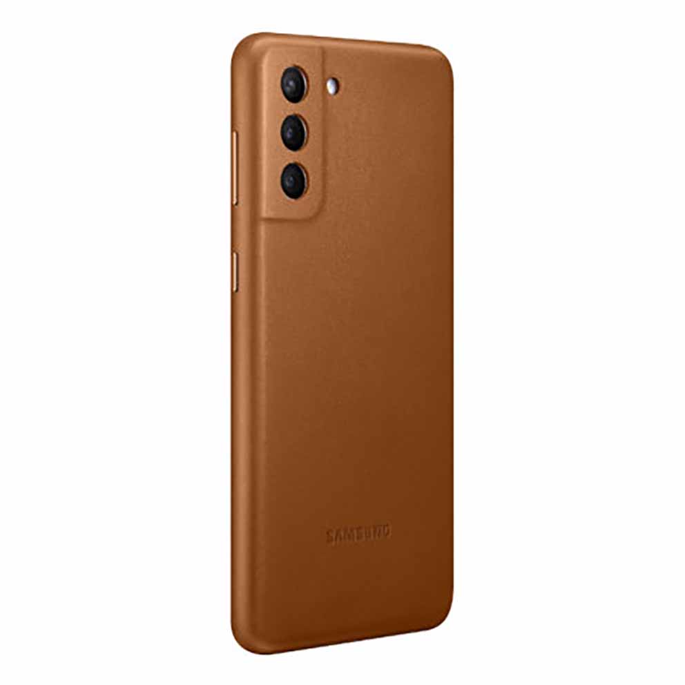 Samsung Galaxy S21 5G Leather Case - Brown