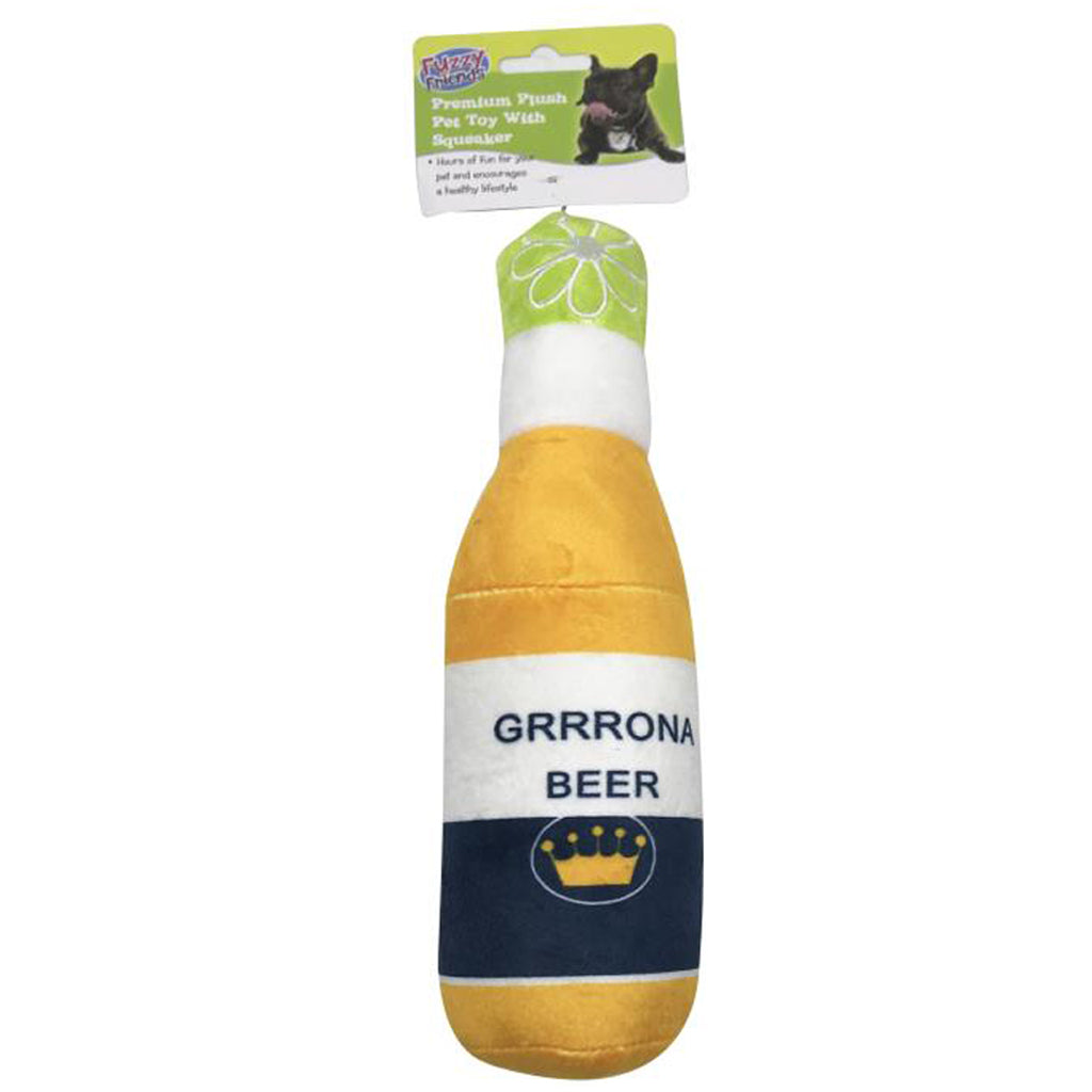 Fuzzy Friends Dog Toys - Grrrona Beer - 25cm