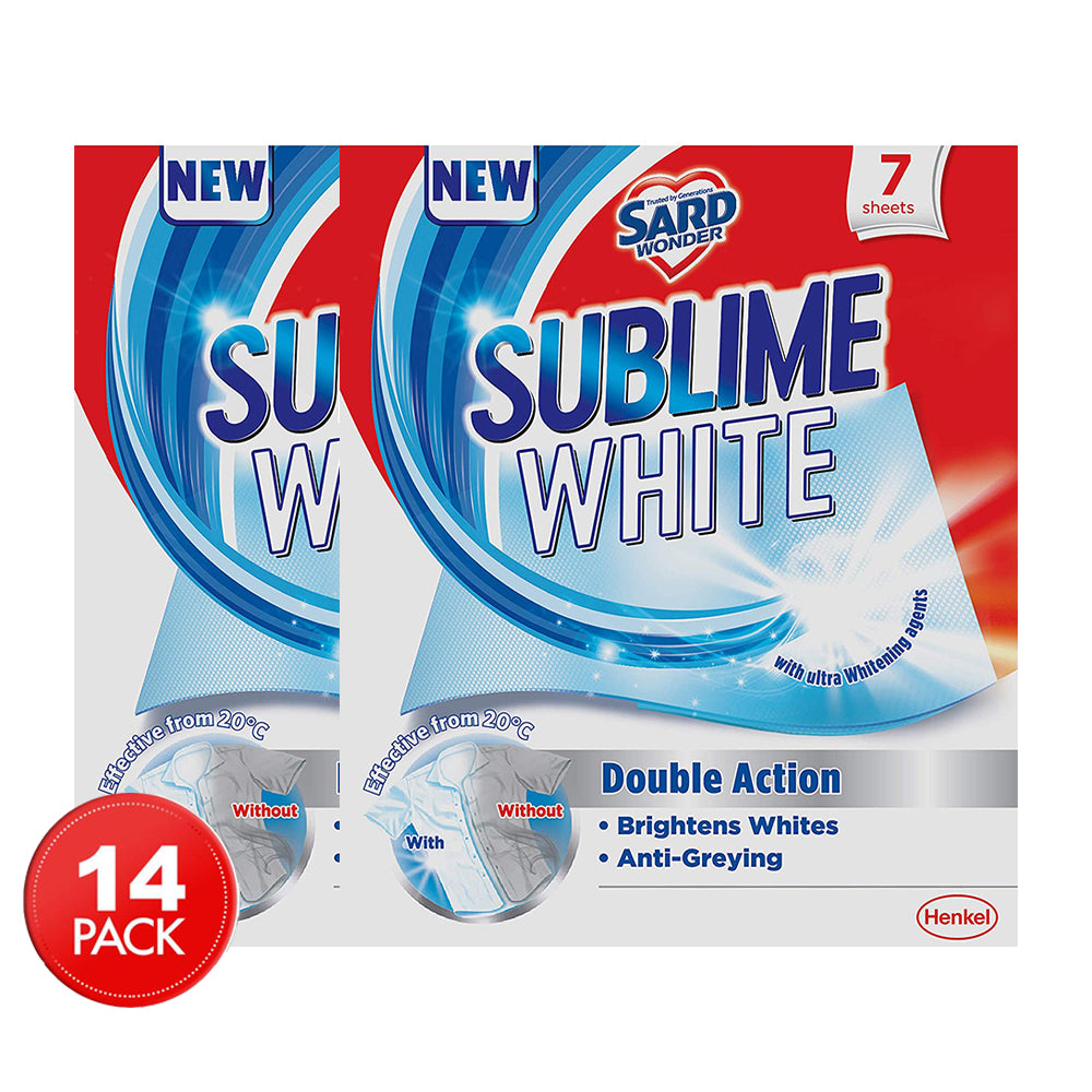 2 Pack x Sard Wonder Sublime White Double Action 7pc