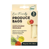 Eco-Friendly Produce Bags - 35x39cm - 3 Pack
