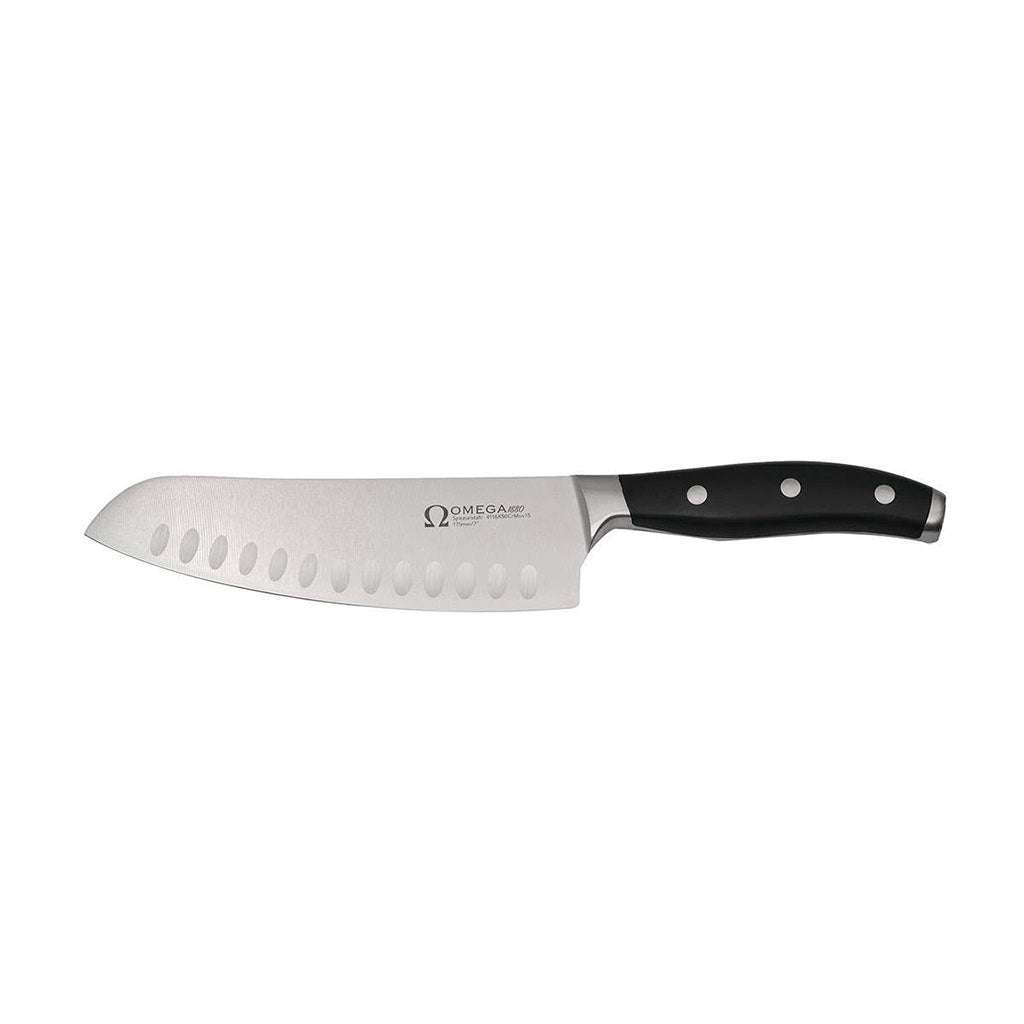 Omega Santoku Knife - 17.5cm (Stainless Steel)