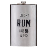 Does My Rum look Big In This? Giant Flask by Emporium - 1.6L