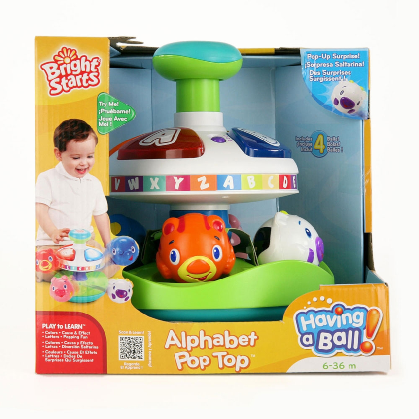 Bright Starts Having a Ball Alphabet Pop Top