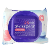 Swisspers Unscented Facial Cleansing Wipes (PK 25)