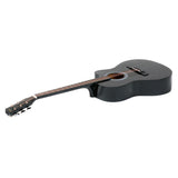 Karrera Acoustic Cutaway 40in Guitar - Black