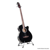 Karrera 43in Acoustic Bass Guitar - Black